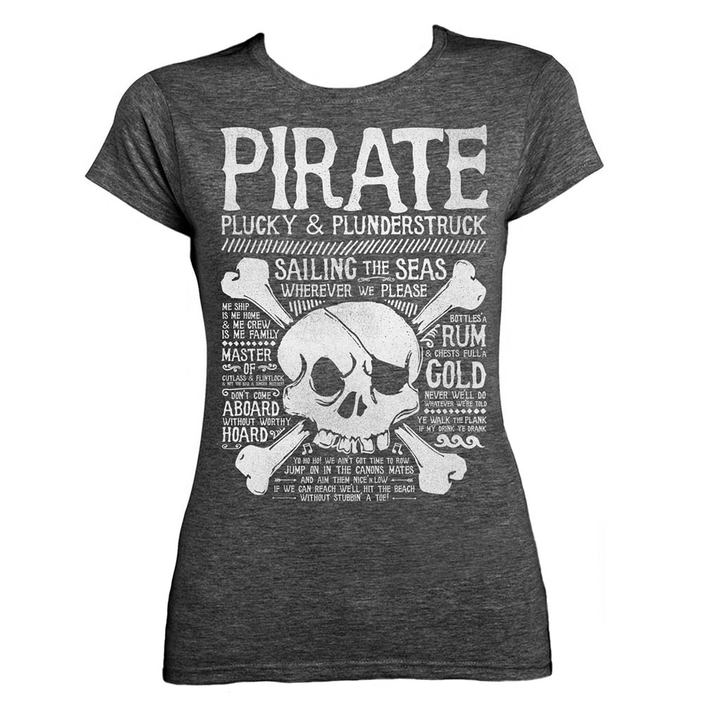 YO-HO-HO! And a Bottle of Rum - Pirate T-shirt for women