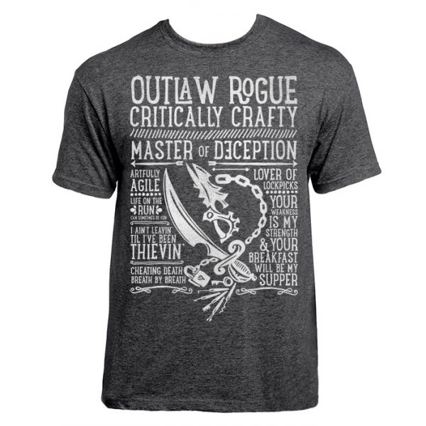 Outlaw Rogue Class Spec T-shirt - Realm One