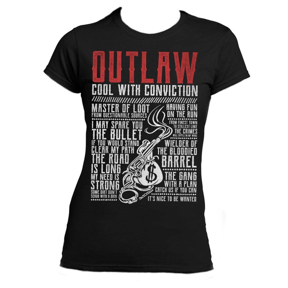 Outlaw Ladies T-shirt - Realm One