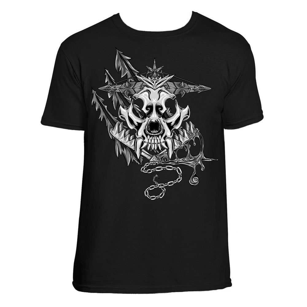 Mythic Hunter Class T-shirt (B&W) - Realm One