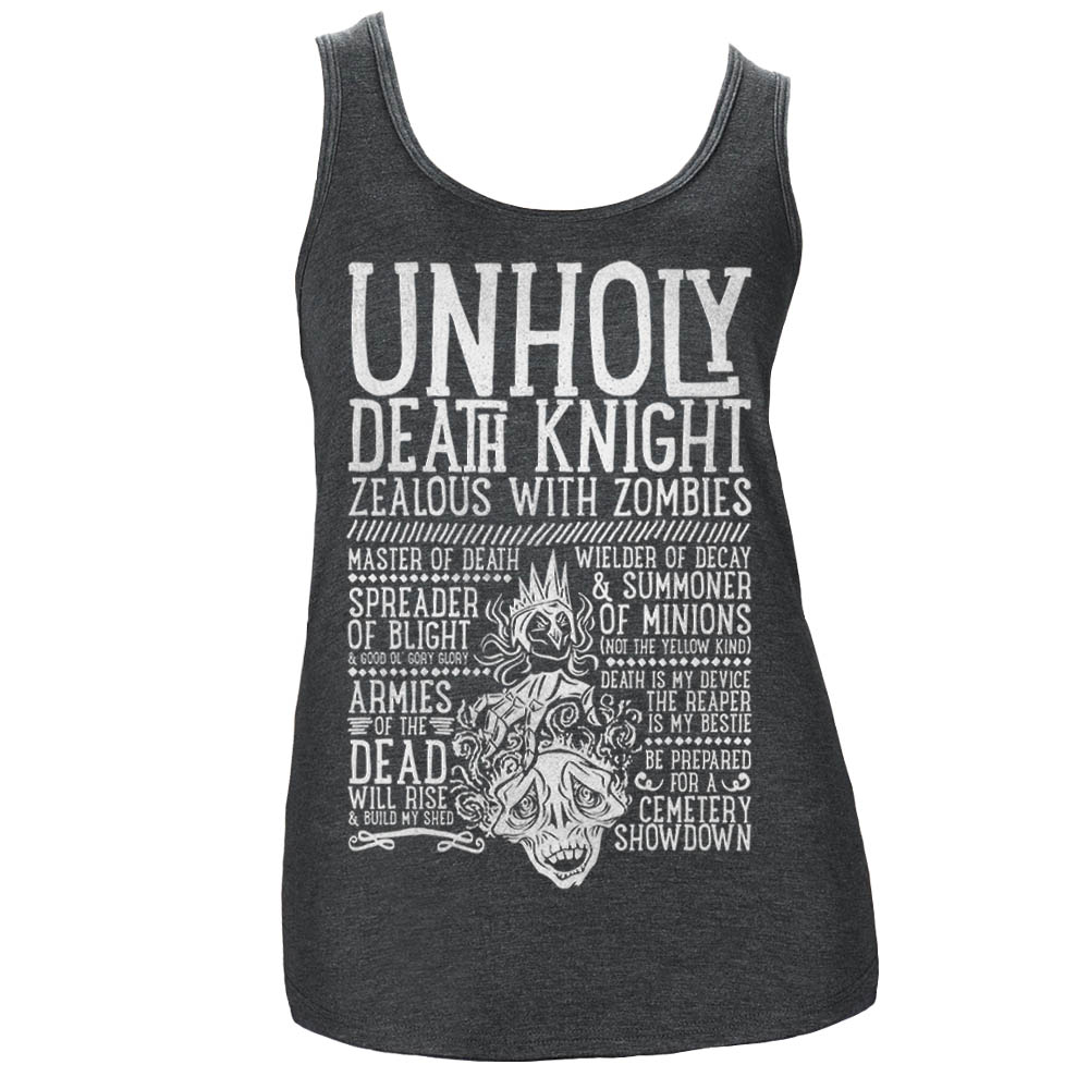 Unholy Death Knight Class Ladies Tank Top - Realm One