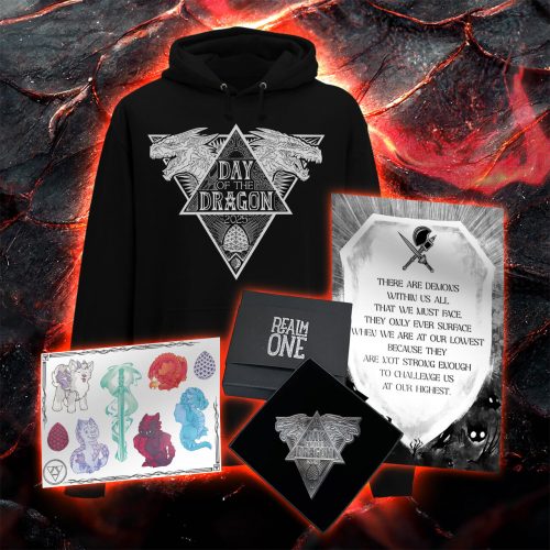 Day of the Dragon 2025 Bundle Gift Set - Hoodie, Pin, Poster & Stickers – Ryan Cahill Exclusive