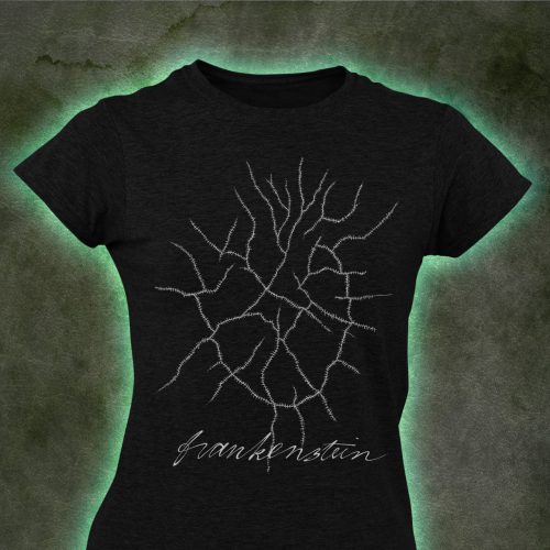 Frankenstein Heart Ladies T-shirt